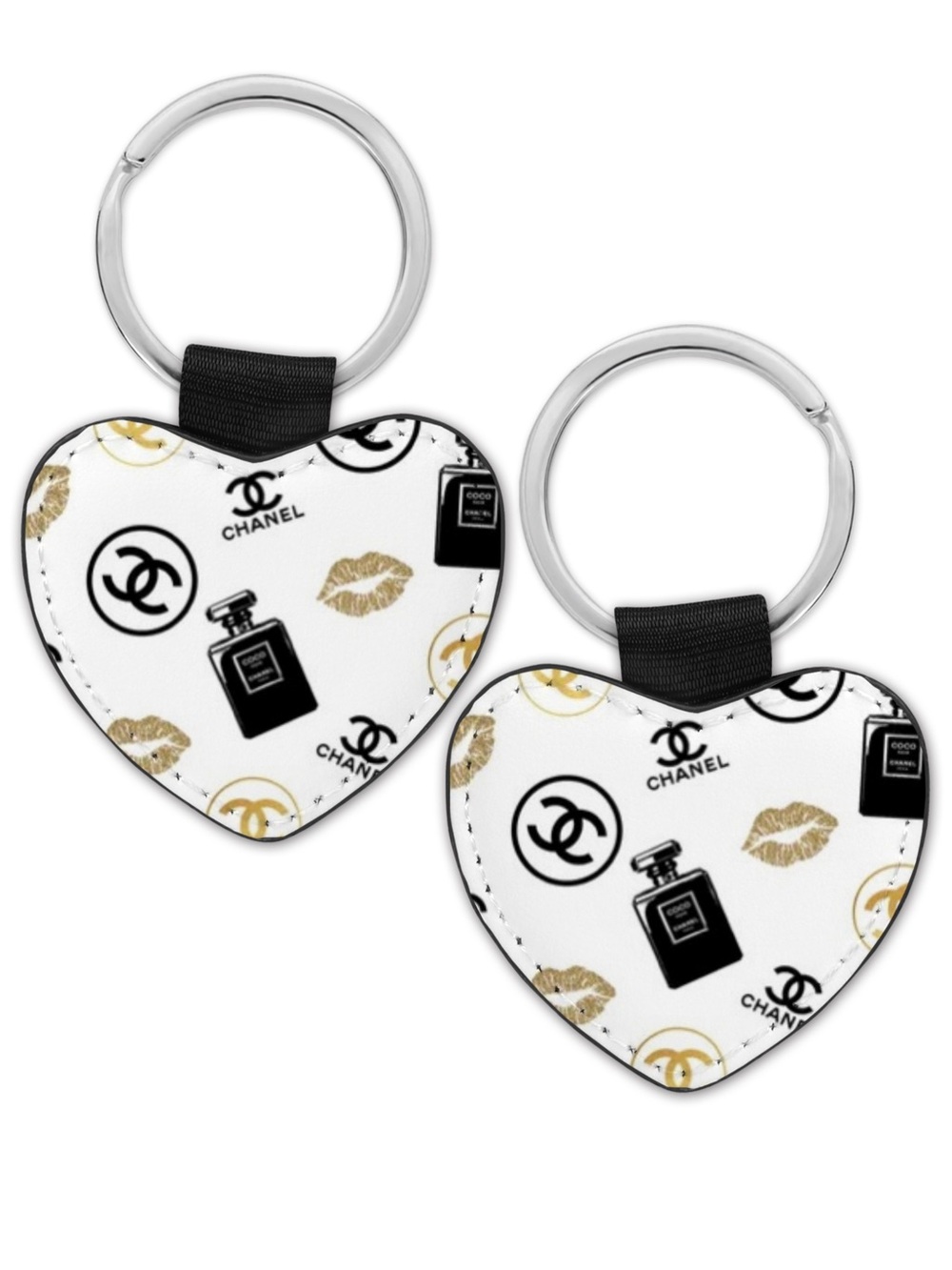 HANDMADE FASHION Heart Keychain